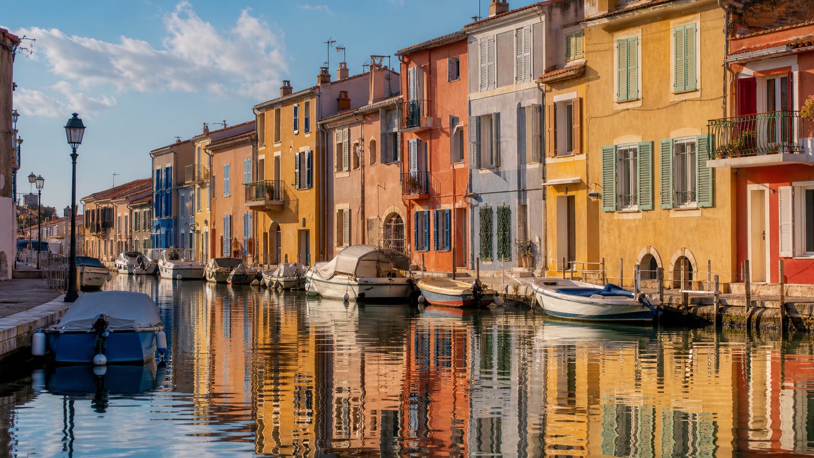 Vue de la ville de Martigues