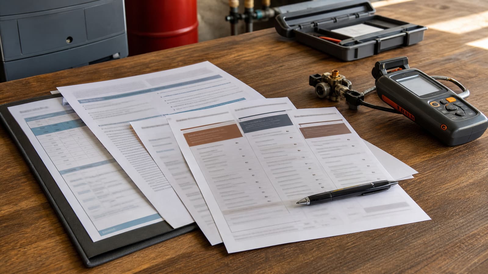 Illustration des formules de contrat pour chaudière fioul
