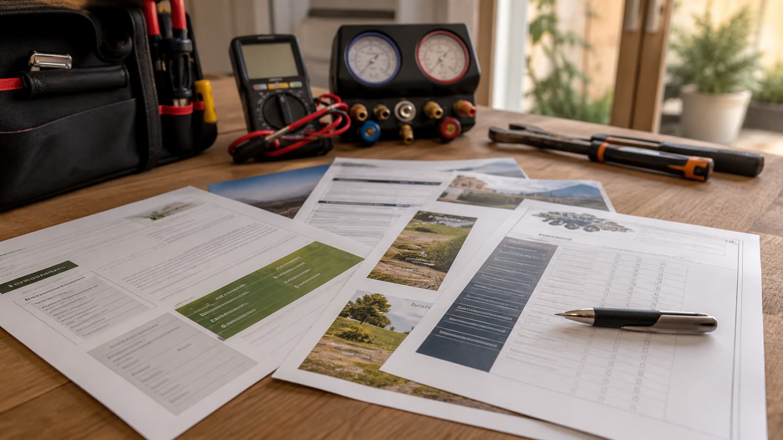 Illustration des formules de contrat pour climatisation gainable